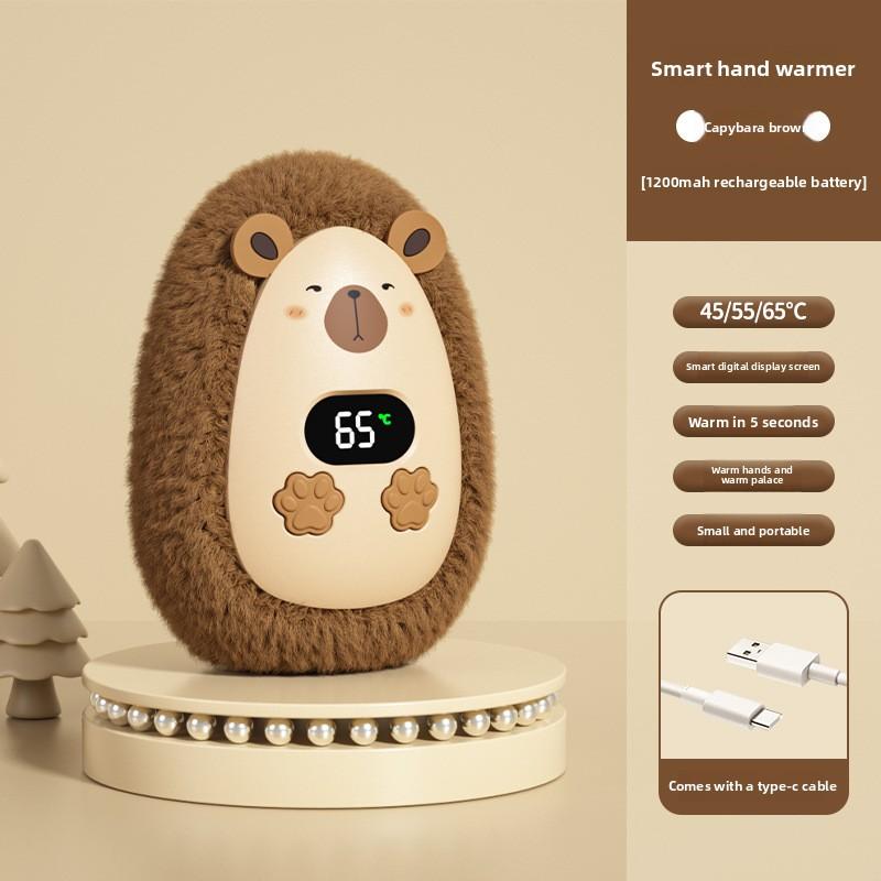 

Мультяшный плюшевый теплый карманный обогреватель Мини портативный цифровой обогреватель USB зарядка Самонагревающийся подарок для девушки 1 pc коричневый