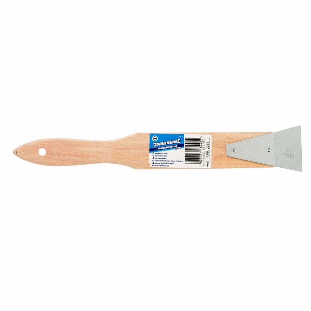 Silverline Wood Wire Brush & Scraper
