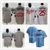 Mens Cotton Baseball Jersey Minnesota Twins 25 Buxton Embroidered Sports Fan Apparel Basketball Fans