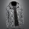 New And Printed Hooded Jacket For Men European Trendy Fashion Slim Fit Casual Outerwear 2416