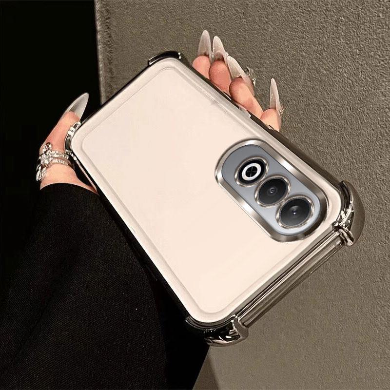 Plating Lens Protection Film Phone Case For VIVO V70 FE Four Corners Anti-shock Protection Back Cover Bumper For VIVO V70 FE