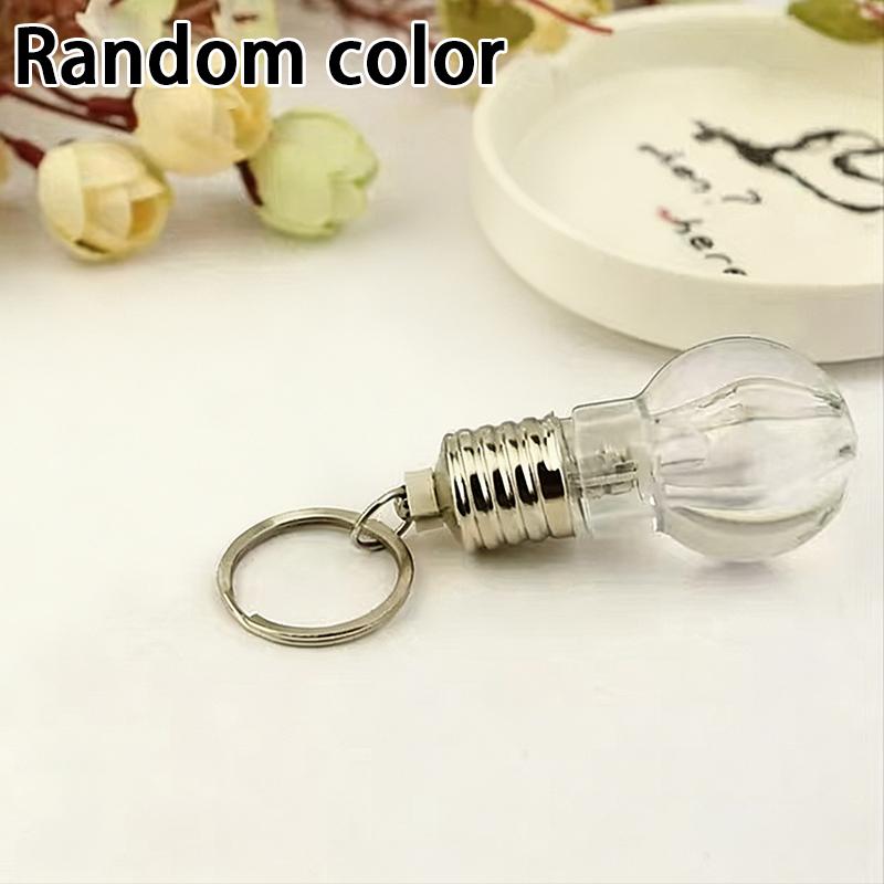 Cartoon Led Light-Up Keychain Creative Bag Charm Light-Up Toy Gift Mini Flashlight