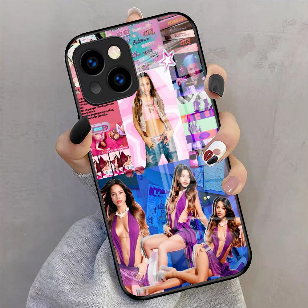 Emilia Mernes Phone Case For IPhone 17 Pro Max 16 15 14 Pro Max 13 11 X Xs Xr 8 7Plus Glass Cover