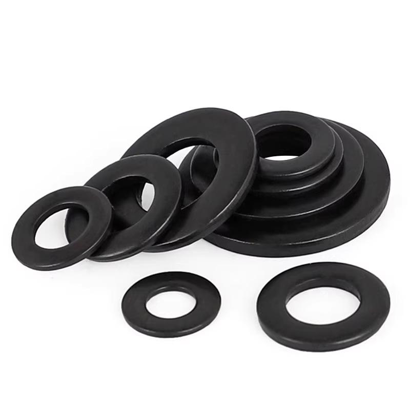 8.8 Grade Black Hardened High-Strength Oversized Flat Metal Spacer Washer (M2-M8)