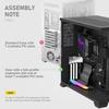 Vertical GPU Bracket Holder with 15cm PCI-E 4.0 X16 Riser Cable GPU Mount Graphic Card Bracket 90 Degree Right Angle