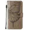 Embossed Butterfly Case for Cubot P90 Phone, Card Slot Flip Cover, Note60 Protective Case, X100