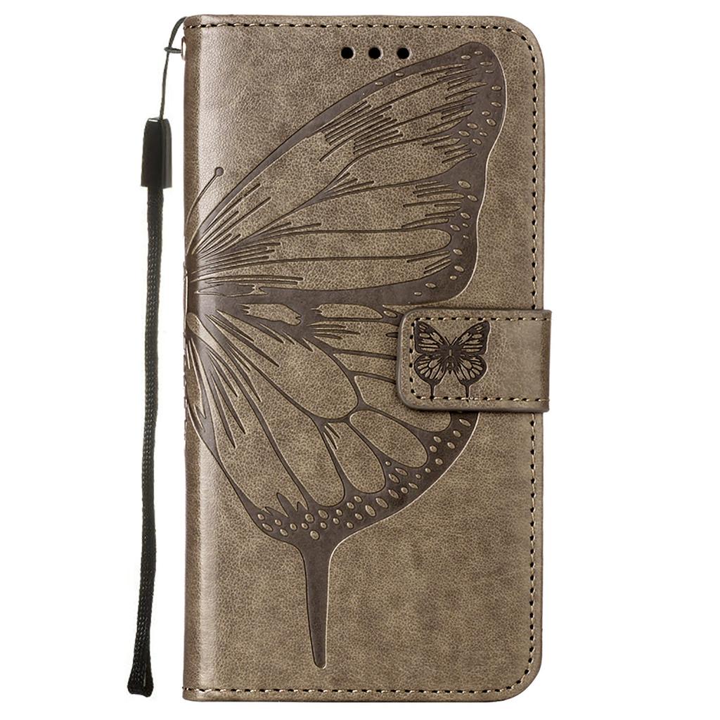Embossed Butterfly Case for Cubot P90 Phone, Card Slot Flip Cover, Note60 Protective Case, X100