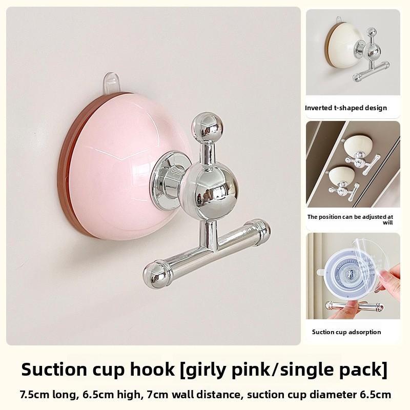 Holzmaserung Saugnapfhaken Stark, ohne Bohren, hochbelastbar für Eingangsbereich und Badezimmer