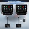 Wireless Carplay Android Auto Adapter,2024 Upgrade Plug & Play Dongle, Converts Wired CarPlay to Wireless,Works with All Original Wired CarPlay Cars