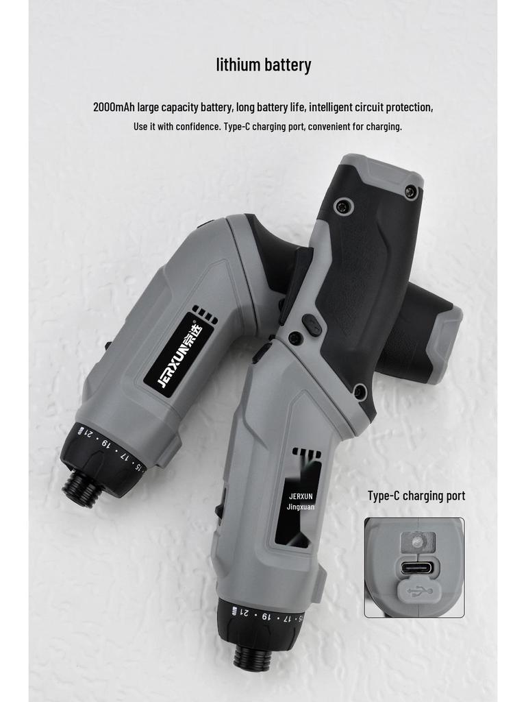 Kyoto Electric Screwdriver & Drill Set: High Torque, Lithium-Powered for Home Use