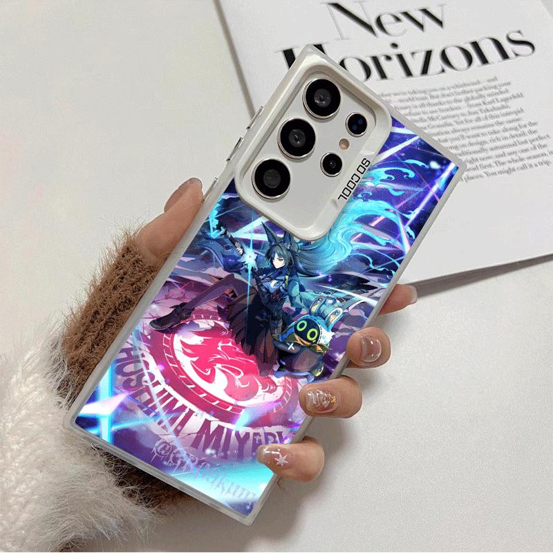 

Zenless Zone Zero Hoshimi Miyabi Soft Phone Case for Samsung Galaxy S24 S25 FE S26 Edge S23 Ultra S22 Plus S21 + Shockproof Cove Samsung S21 Ultra