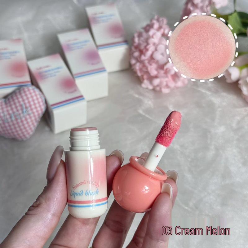 Vibrant Liquid Blush for Dewy Skin, Long-lasting & Smudge-proof, Perfect for Natural Daily Makeup.