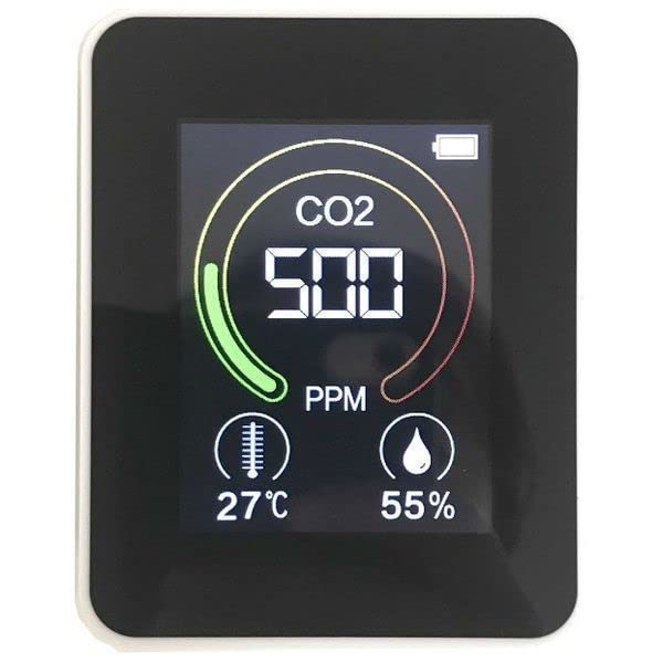 

Cresel GRS106-CO2R CO2 Monitor with and Hygrometer, White Small small білий
