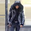 Autumn/Winter Zipper Jacket for Men - Thickened Biker Coat Leather Jacket