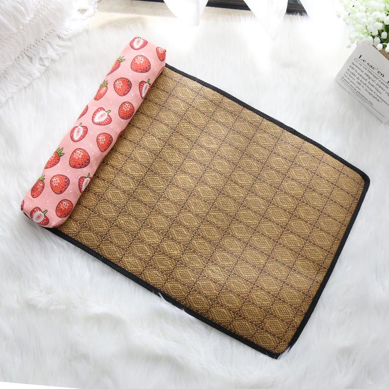 Summer Pet Mat Mat Cooling Cat Mat Cat Nest Ice Mat Cold Feeling Dog Mat Pillow Small and Medium-sized Dog Chin Pad