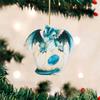 Christmas Dragon Baby Hanging Decor Exquisite Dragon Hanging Ornaments Realistic Dragon Egg Hanging Pendant for Xmas Party Decor