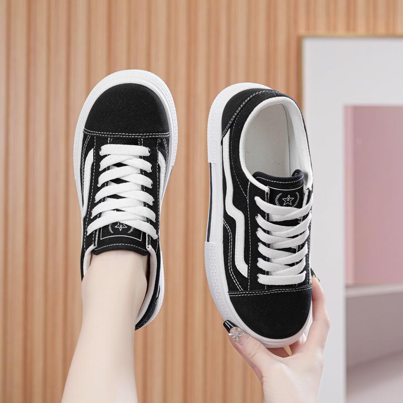 Spring New Ins Trendy Canvas Shoes Student Running Board Shoes Street Shooting Casual Shoes RF