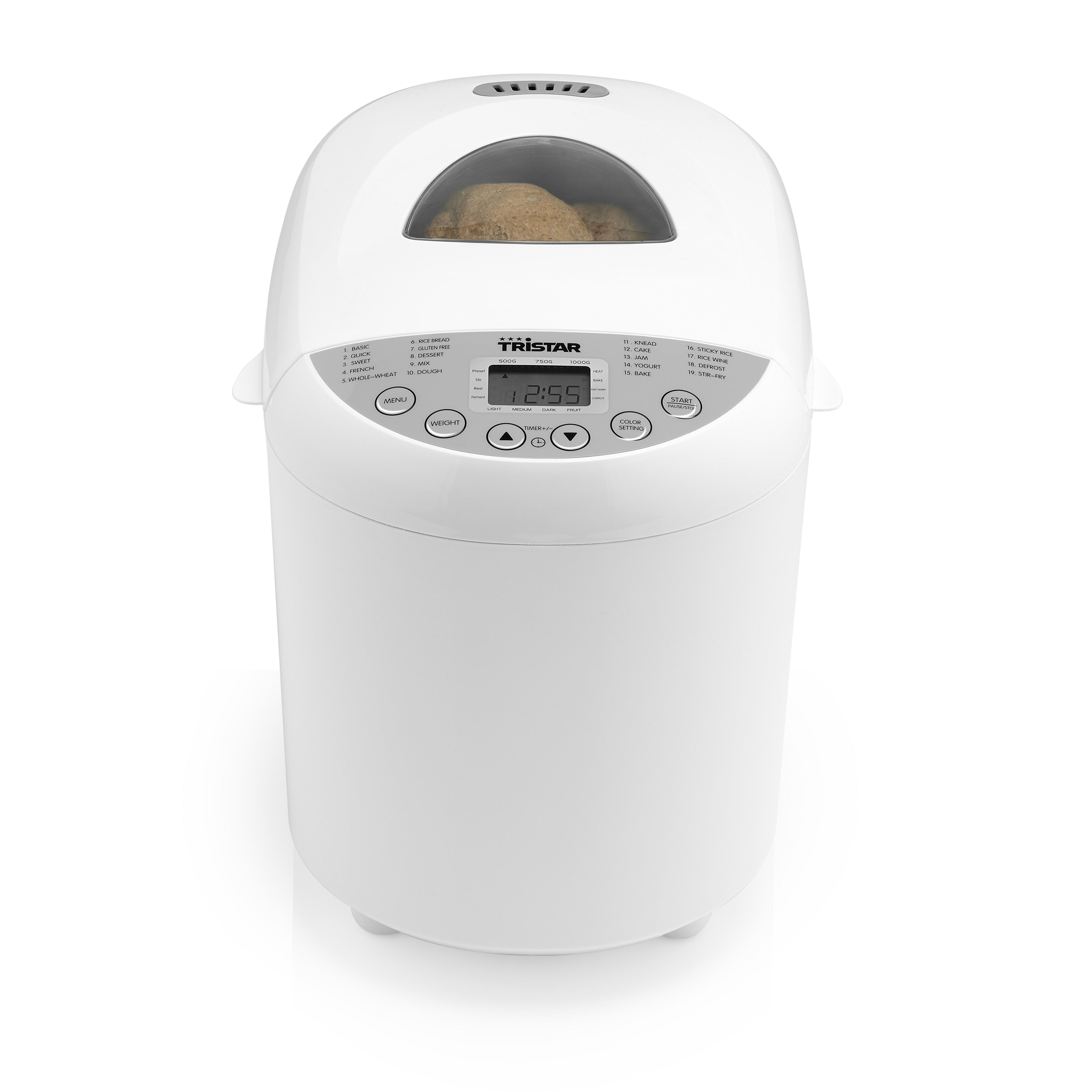 Tristar Weiß - Brotbackautomat Mit Timer - Für 1000G Brote - 19 Programme - 550 Watt - Bild 4