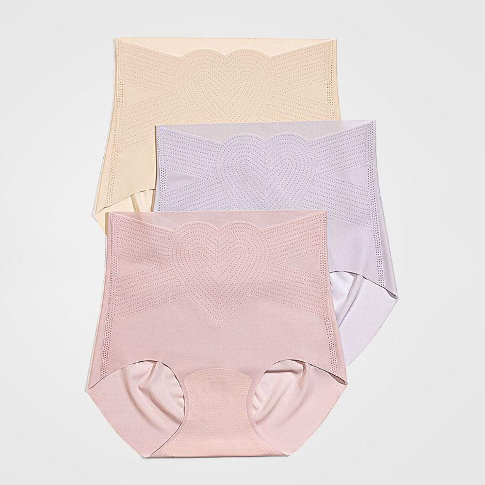 High Waist Butt Lifter Briefs Ice Silk Tummy Control Underwear Fashion Postpartum Body Shaper  Yoga