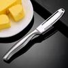 Nůž na máslo 3v1 Nůž na máslo z nerezové oceli Sýrový dezert Nátěr na džem Škrabka na chléb Štípač na máslo