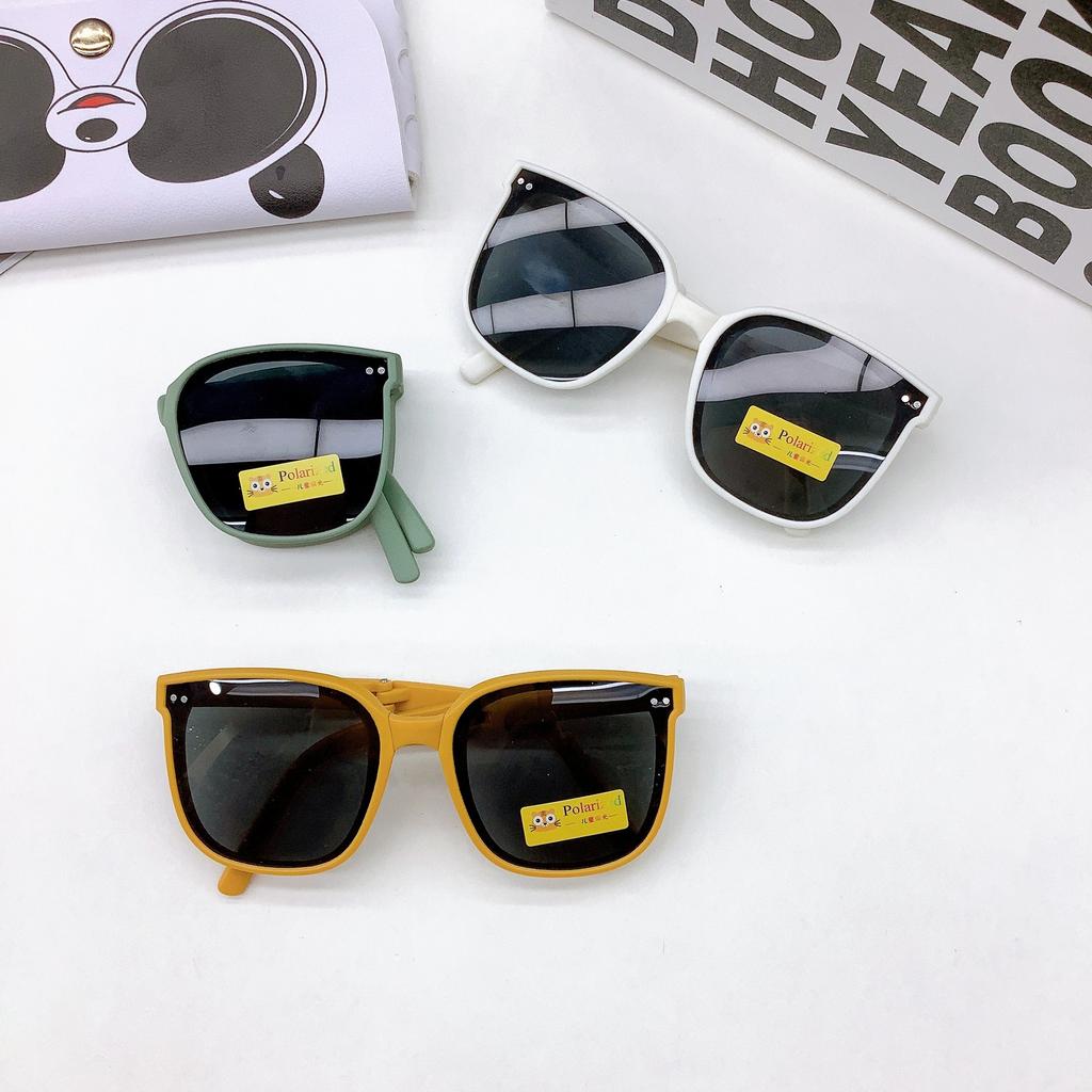 Fashion Folding Children'S Sunglasses Personalized Silicone Polarized Boys And Girls Sunglasses Cute Concave Glasses