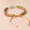 Böhmisches Stein-Charm-Armband, geflochtene Makramee-Yoga-Freundschafts-Wickelarmband für Liebhaber an der Hand, Geburtstagsschmuck, Geschenk