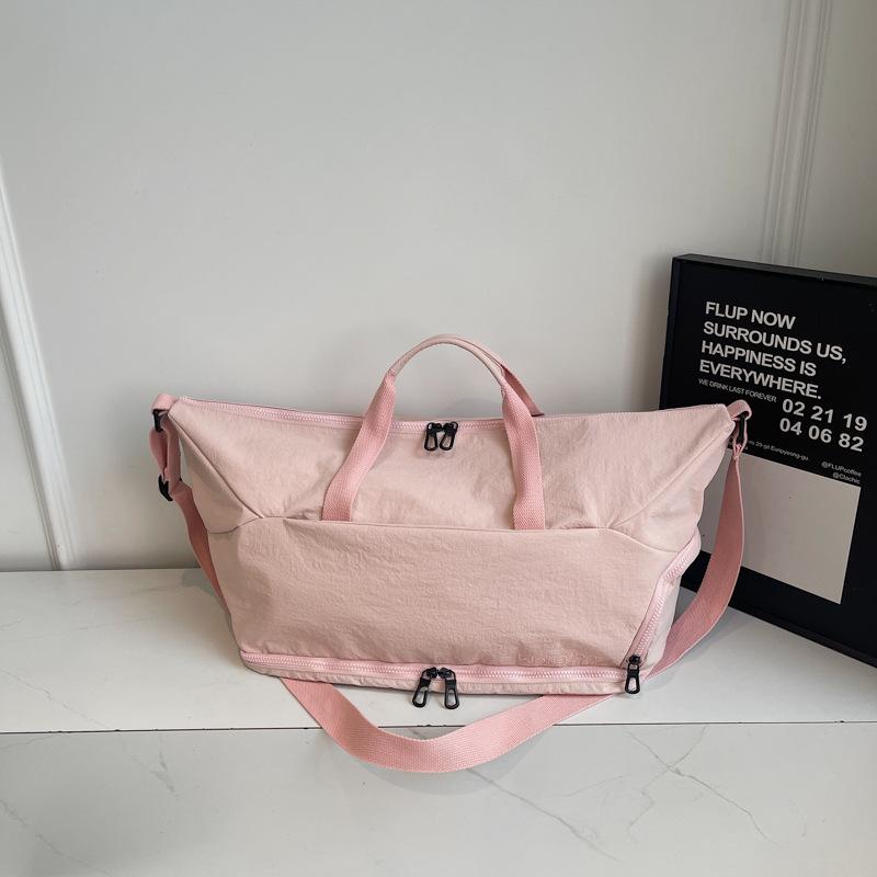 Короткая дорожная сумка, большая вместимость, стильная сумка-тоут для женщин, легкая спортивная сумка для фитнеса, дорожная сумка-даффл для мужчин