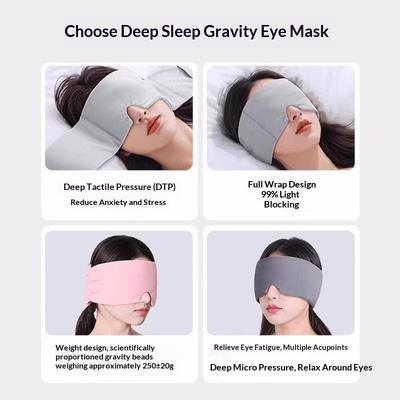 1Pcs Relaxation Tool Gravity Sleep Mask Weighted Eye Mask Light Blocking Headband Fatigue Relief Sleeping Aid For Men Women