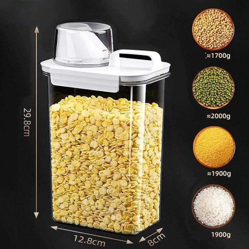 Rice Bucket, Flour Storage Tank, Insect Proof, Moisture-proof, Sealed, Grain Starch, Bean Packaging, Rice, Grains, Miscellaneous Grains Storage Box