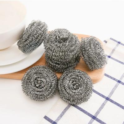 New Household Steel Wire Ball Does Not Fall Off, Kitchen Stainless Steel Dishwashing Brush Pot Special