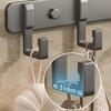 Ganci a 3/5/7 file in alluminio montati a parete gancio portachiavi da parete appendino portasciugamani da parete gancio a parete camera da letto bagno appendiabiti da toilette gancio a fila montato a parete