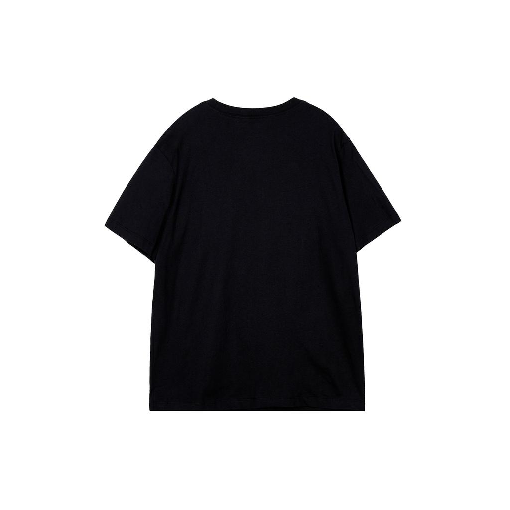 Nike Color Block Printed Loose Crew Neck Short Sleeve T-Shirt Women Tops Black DN5883-010