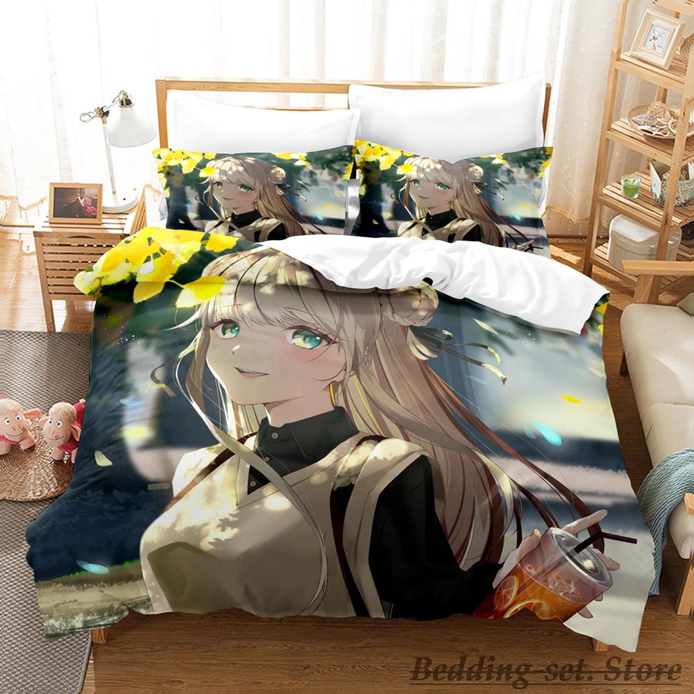 D4DJ All Mix Bedding Set Single Twin Full Queen King Size Bed Set Adult Kid Bedroom Duvetcover Sets Anime Parure De Lit Bed