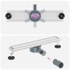 2 in 1 Shower Drain with 360 degrees  Siphon Silver 54 x 11 x 9.5 cm