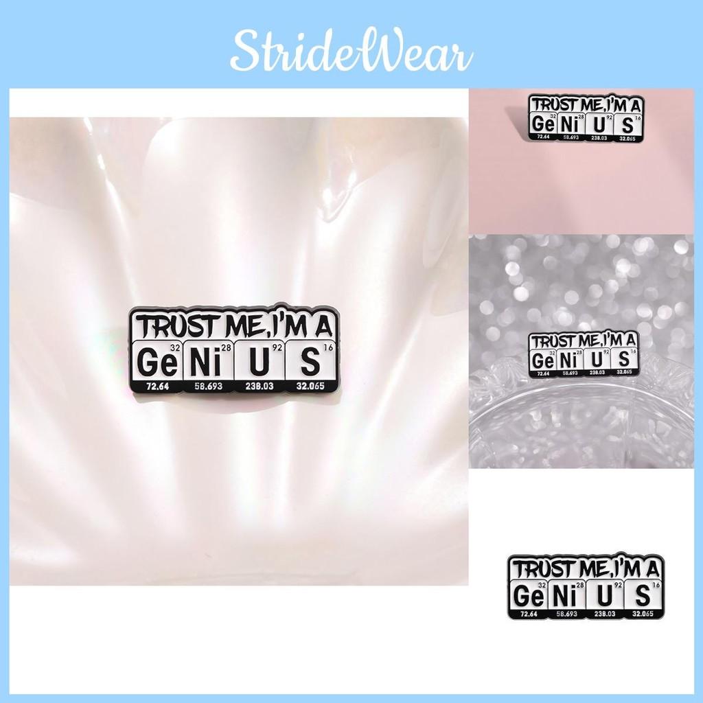 Multifunctional Chemical Element Brooch With Vibrant Colors For Accessories Fashion
