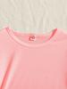 Kids Crewneck Short Sleeve T-Shirt, Cute Cartoon Milk Tea Cat Print Single Top