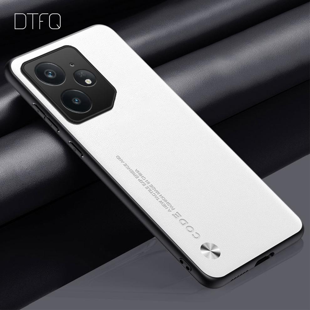 Luxury Leather Case for Realme GT Neo7 Coque Funda Back Cover Shockproof Leather Pattern Case for Realme GT Neo 7