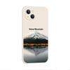 Reflection Snow Mountain is suitable for Apple 16promax mobile phone case, the new iphone15 matte soft case 17 is all-inclusive and anti-drop.
