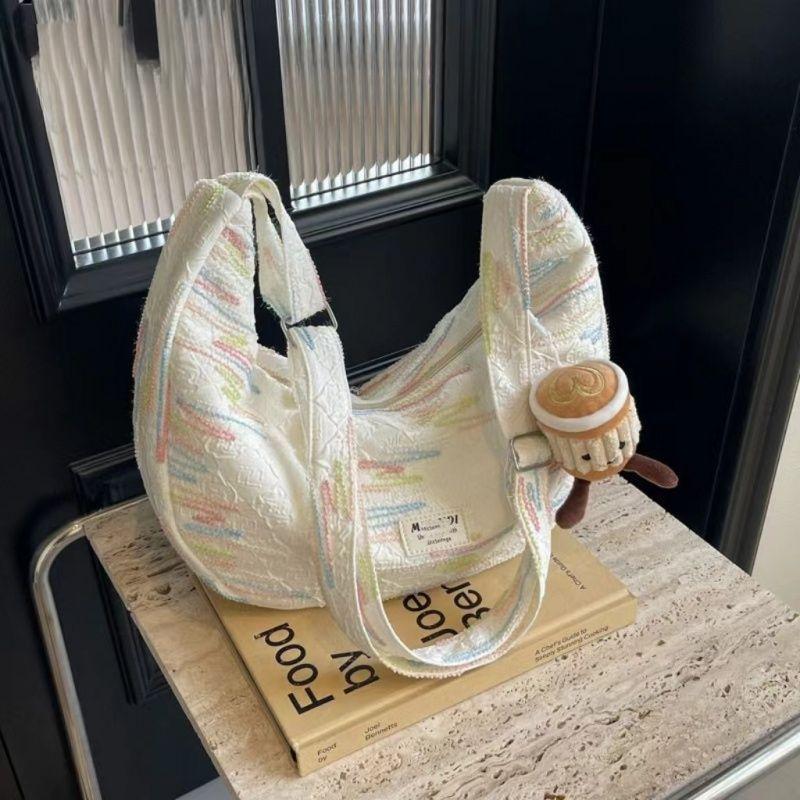 Trendy Ins-style Versatile Large-capacity Single-shoulder Dumpling-shaped Bags