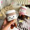 Cute Internet Celebrity Plush Coffee Cup Doll Pendant - Fun Milk Tea Bag Charm Gift