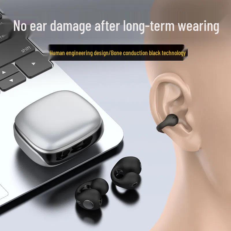 JX80 Cross-Border Bluetooth Air Conduction Binaural In-Ear Sports Headset - Mini, Comfortable, Wireless.