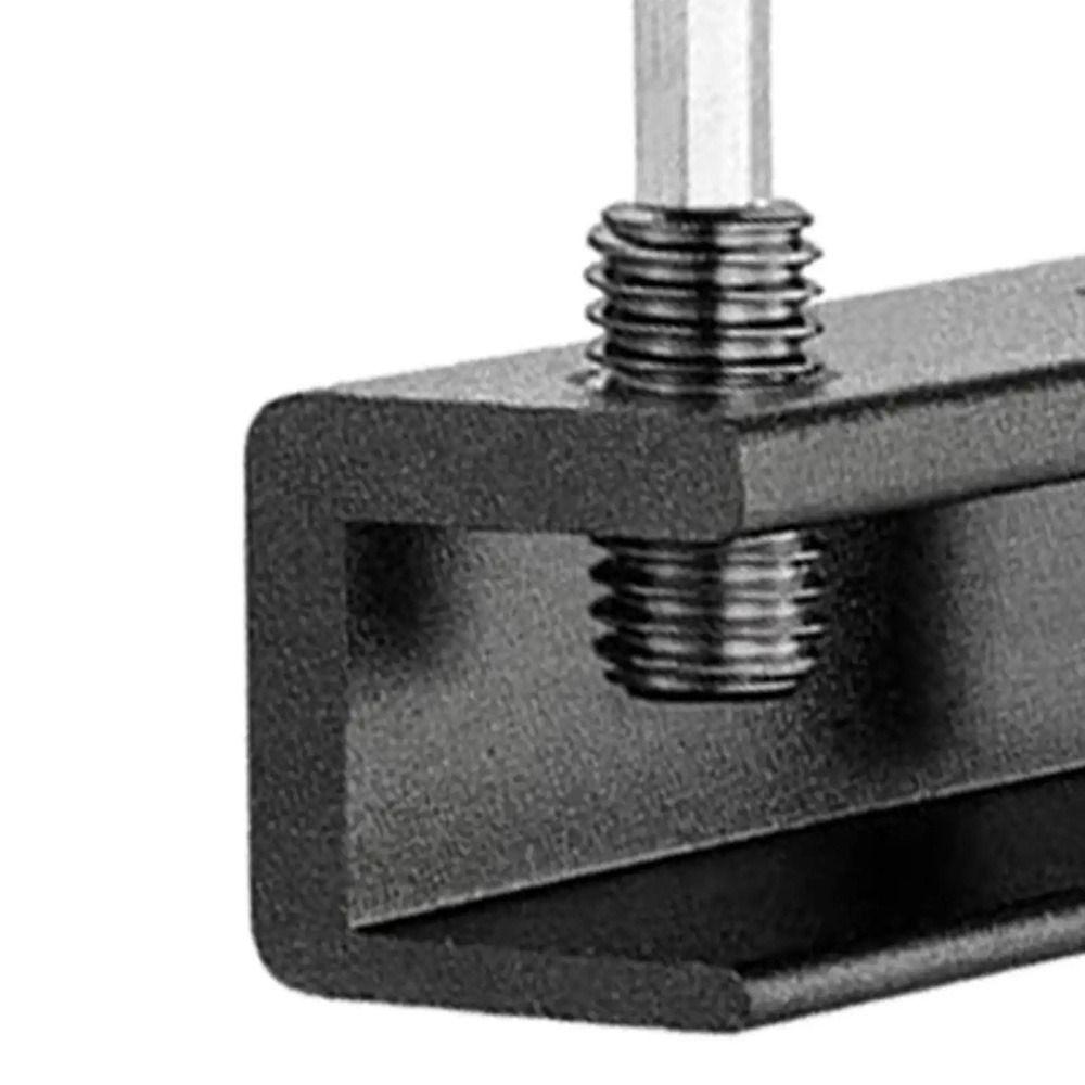 1Pcs Adjustable Sliding Window Lock No-Drill Install Aluminum Alloy Window Stoppers with Key Wrench Anti-theft Limiter