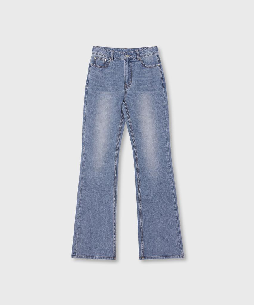 OIOI COLLECTION Daily Bootcut Denim Pants_Light Blue