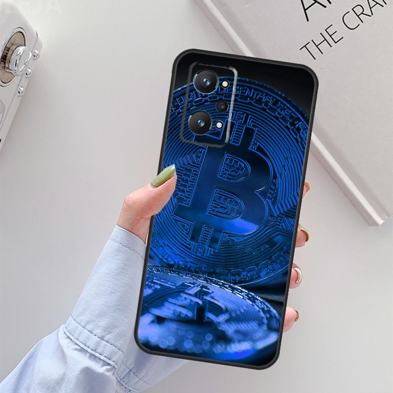 Bitcoin BTC For Realme 11 10 12 13 14 Pro Plus GT 5 6 6T GT7 Pro C67 C61 C53 C51 C21Y C25S C55 C75 Case
