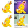 Top Ball Yellow Duck Light And Sound Toy With Rotating Effects For Kids And Toddler Play