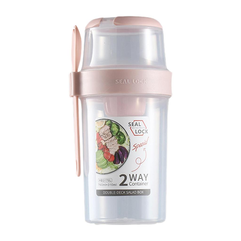 Breakfast Salad Cup Multipurpose Salad Cup Container for Lunch Practical Cereal Cup for Business Work Travel Picnic Dorm
