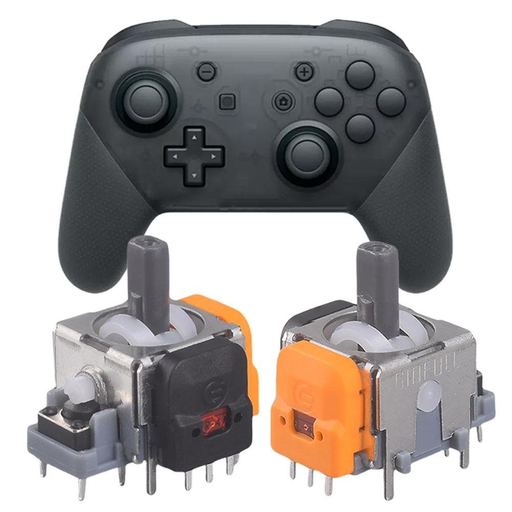 10Pcs Replacement Hall Effect Joystick 3D Analog Sensor Thumb Stick Rocker Module for PS5/PS4/Xbox Switch Controller Repair Part