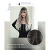 New Ladies Wig Simulation Wig 65cm Hair Gray Wig Big Wave Wig Full Headgear Rose Hair Net Headdress Beauty Decoration Wig