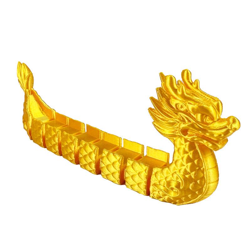 3D Printed Dragon Boat Festival Jointed Figure Toy Model Holiday Gift Creative Souvenir Children'S Small Gift