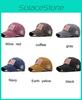 Retro Style Embroidered Letter Baseball Cap Vintage Washed Classic Flag Cotton Hat Men's Adjustable Cap